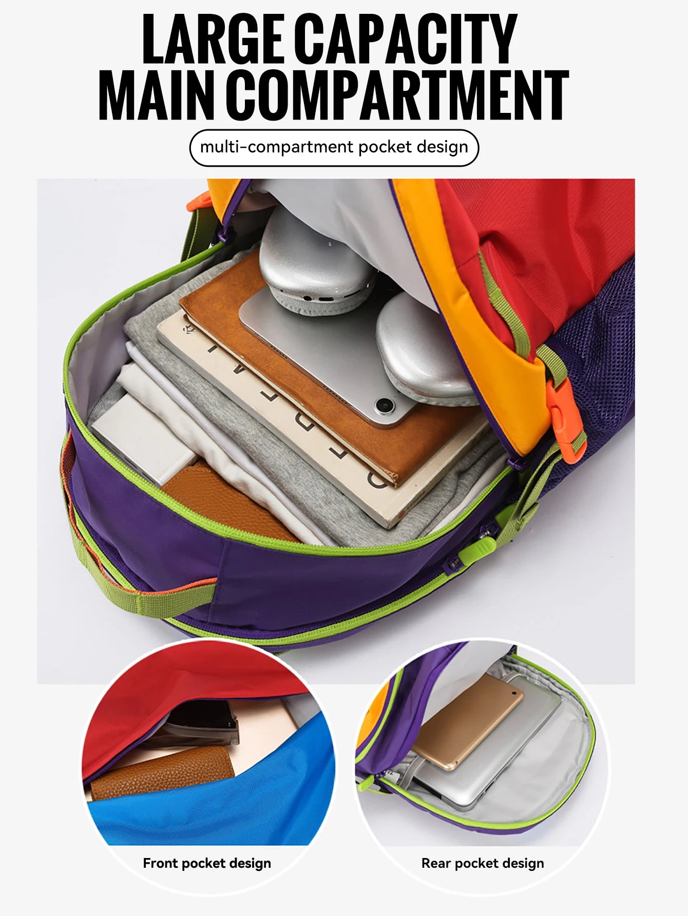 Lightweight Waterproof Outdoor Backpack | Multi-role Hiking Schoolbag