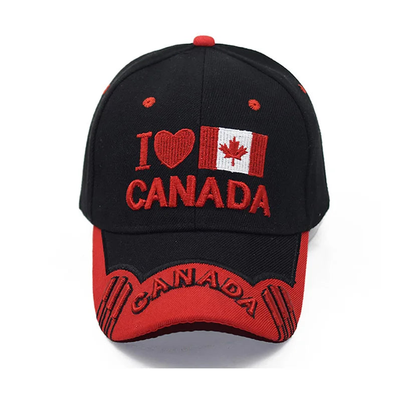 Embroidered Canada Flag Baseball Cap | Stylish Snapback Hat for All