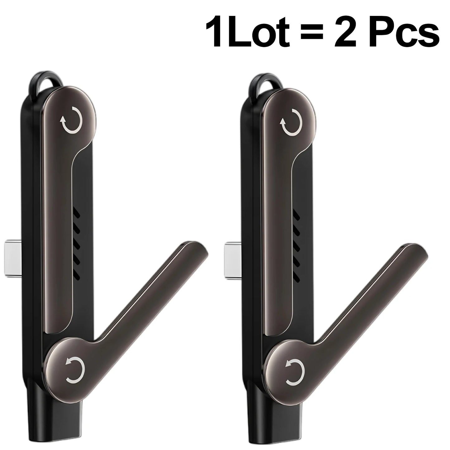 240W USB Type C Flat Charger & Foldable Phone Holder