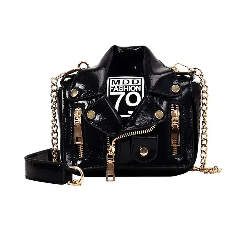 Luxury Motorcycle Shape Shoulder Messenger Bag for Women