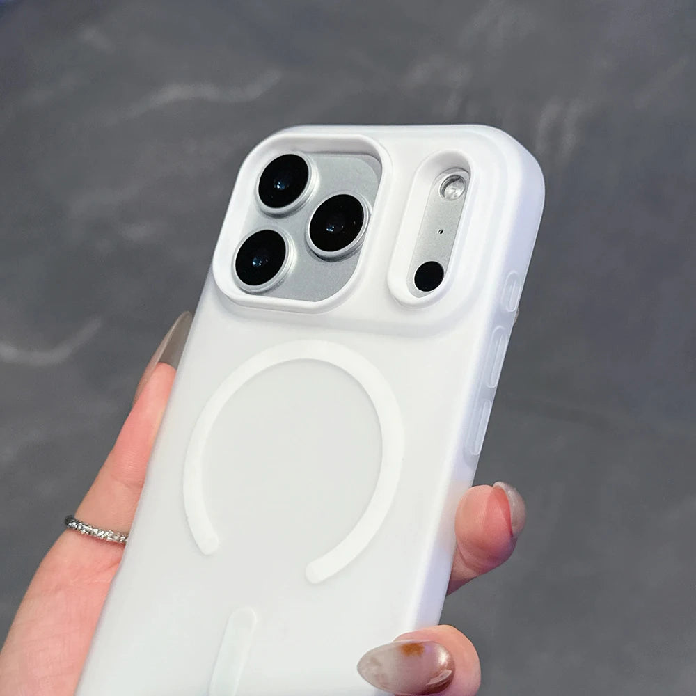 Magnetic Candy Color Wireless Charging Case for iPhone