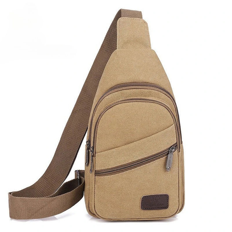 Casual Canvas Chest Bag | Stylish Crossbody Bag for Men