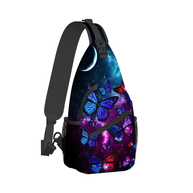 Stylish Cartoon Chest Bag for Boys & Girls | Large Capacity Messenger Bag