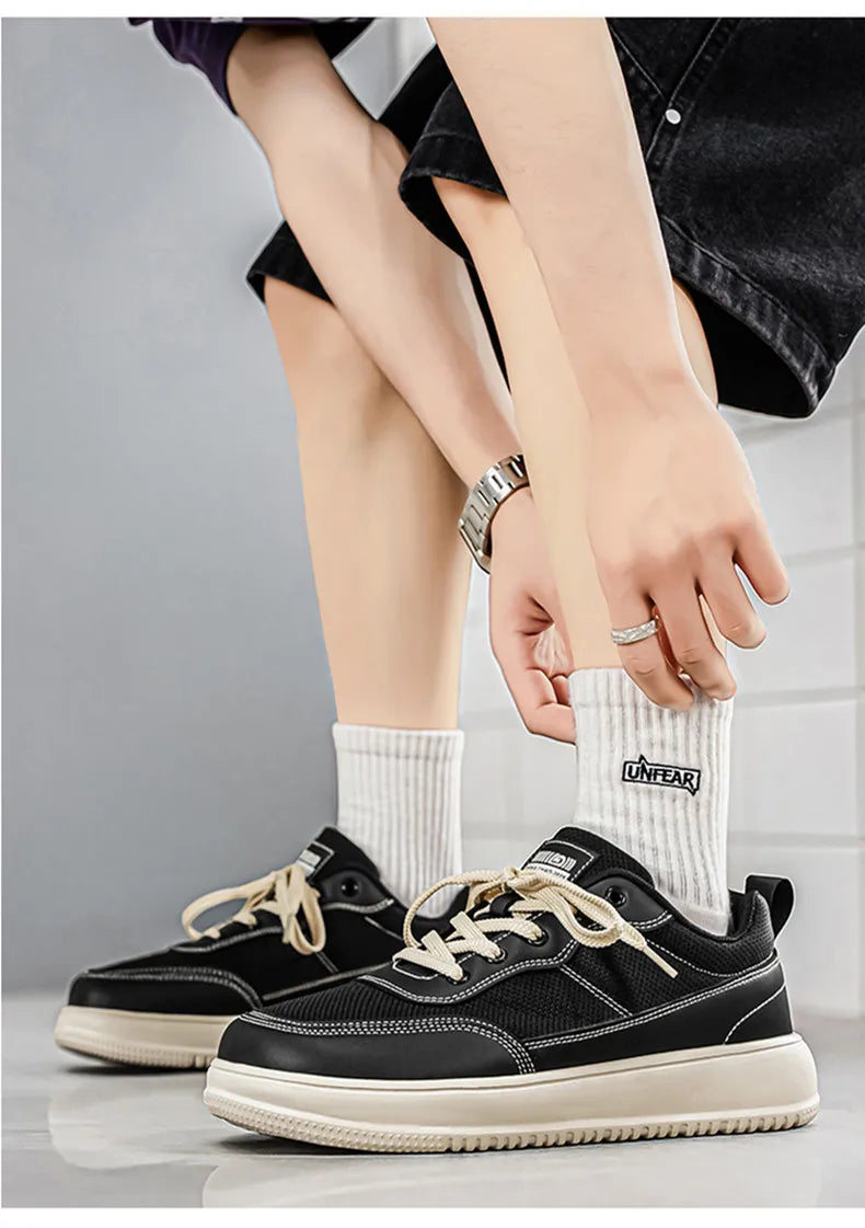 Men's Casual Wide Toe Shoes | Breathable and Comfortable Sneakers