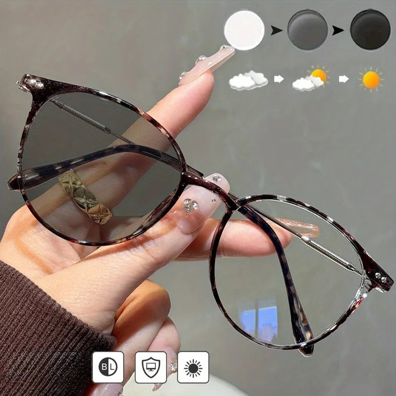 Unisex Photochromic Outdoor Fashion Glasses | Stylish & Versatile