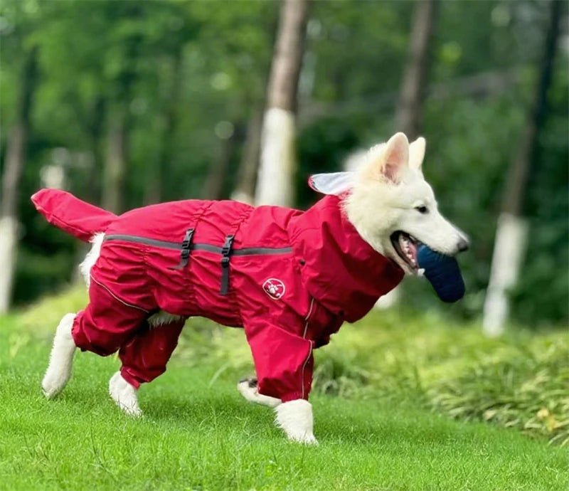 Waterproof Reflective Dog Raincoat | Adjustable Pet Jacket