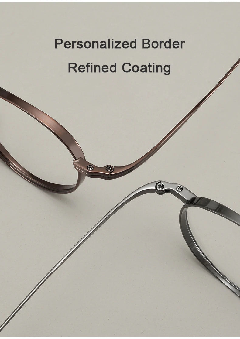 Stylish Adjustable Titanium Eyeglasses | Unisex Vintage Frames