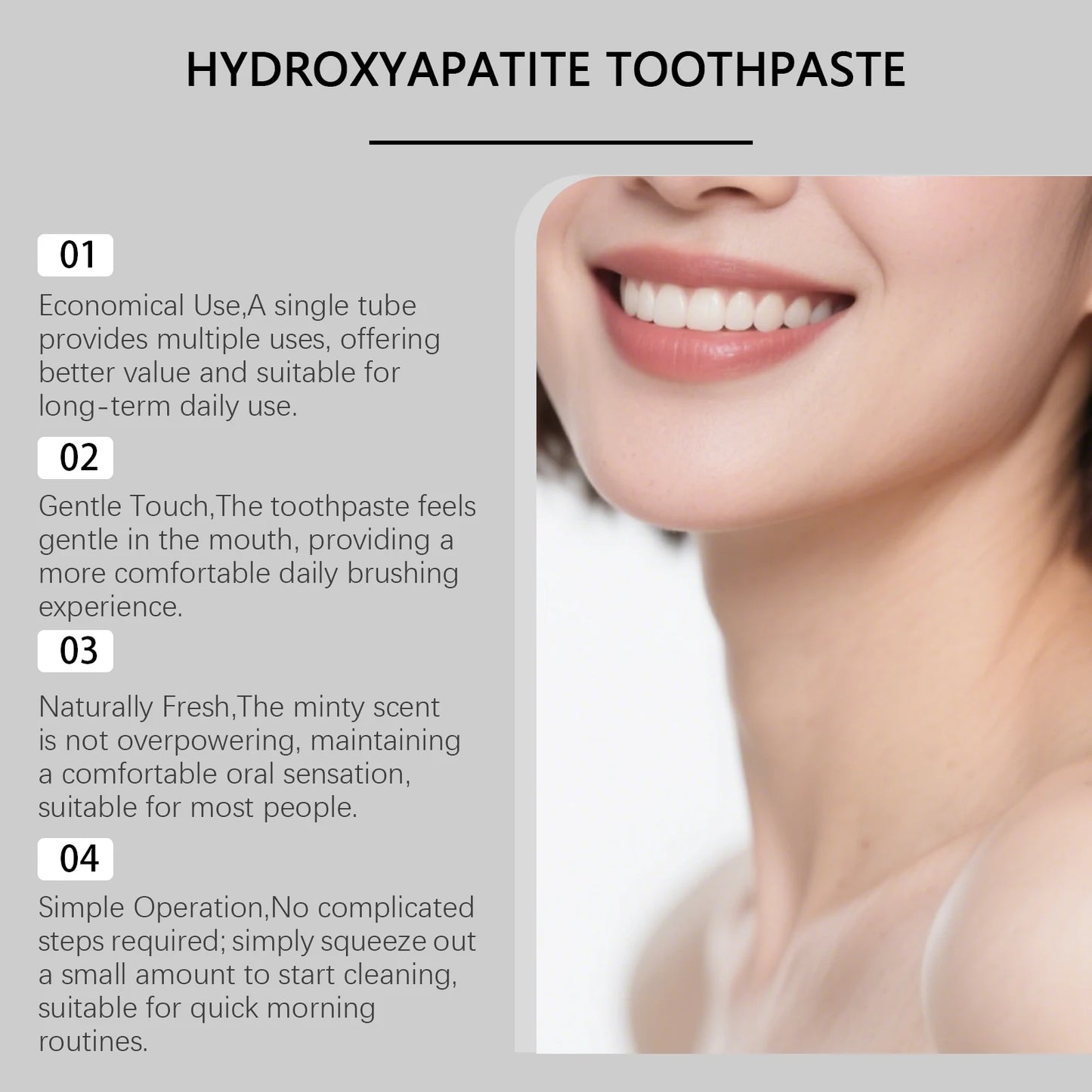 Mint Toothpaste - Fresh Mint Flavor for Daily Teeth Care