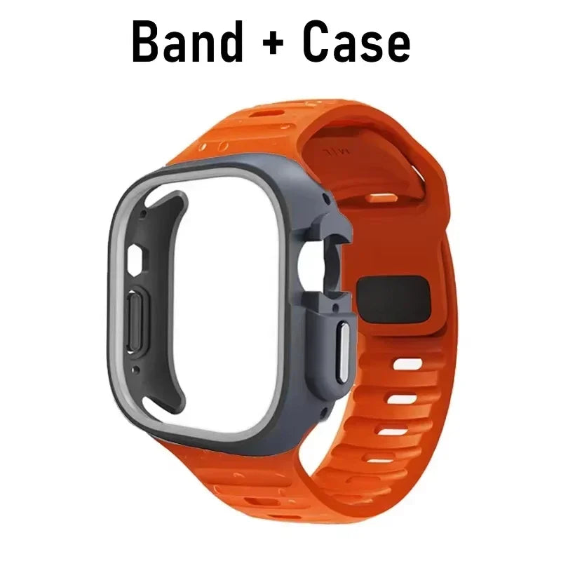 Versatile TPU Case & Silicone Strap for Smartwatches