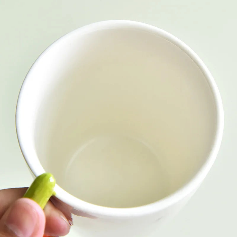 3D Dinosaur Ceramic Mug | Cute Long Necked Dragon Coffee Cup
