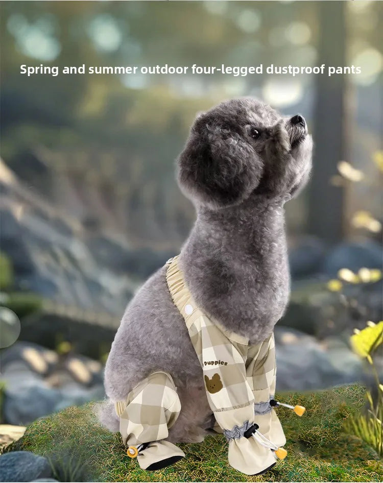 Reflective Anti-Slip Dog Jumpsuit | Dustproof Pet Pants