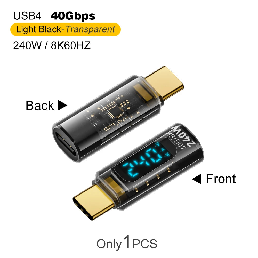 High-Speed USB4 Type C Adapter | 40Gbps Thunderbolt Connector