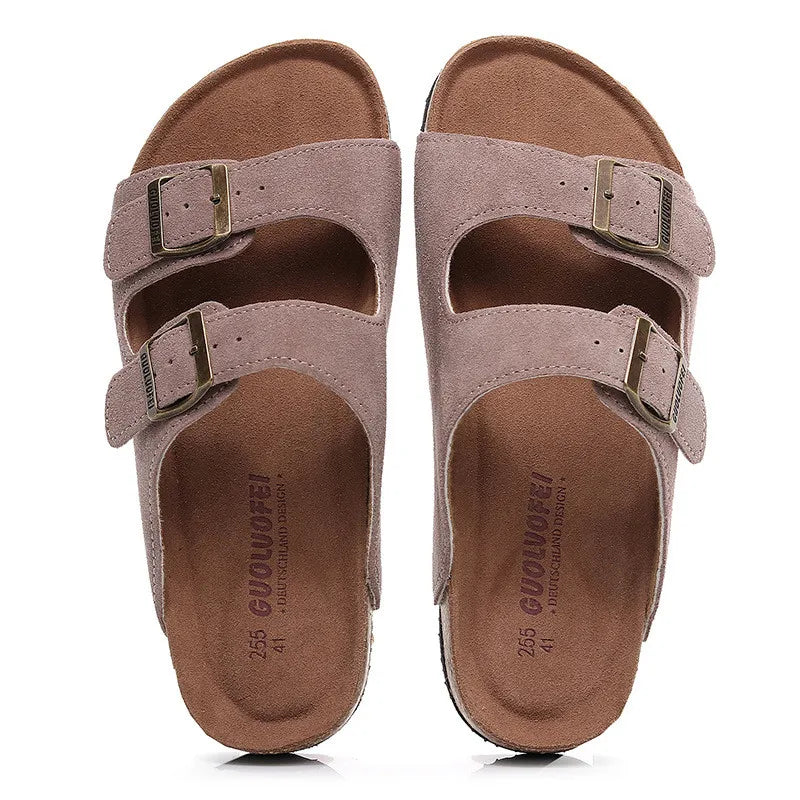 Summer Women's Casual Cork Slippers | Stylish Outdoor Slides