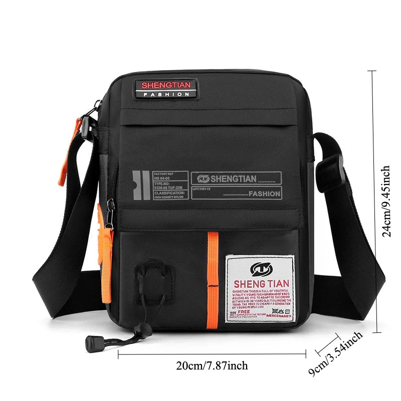 Waterproof Anti-Theft Sling Bag | Multi-Pocket Messenger for Travel