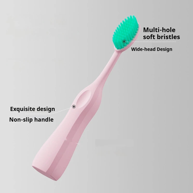 4-Pack Giant Head Soft Bristle Toothbrush | Extra-Large Oral Care