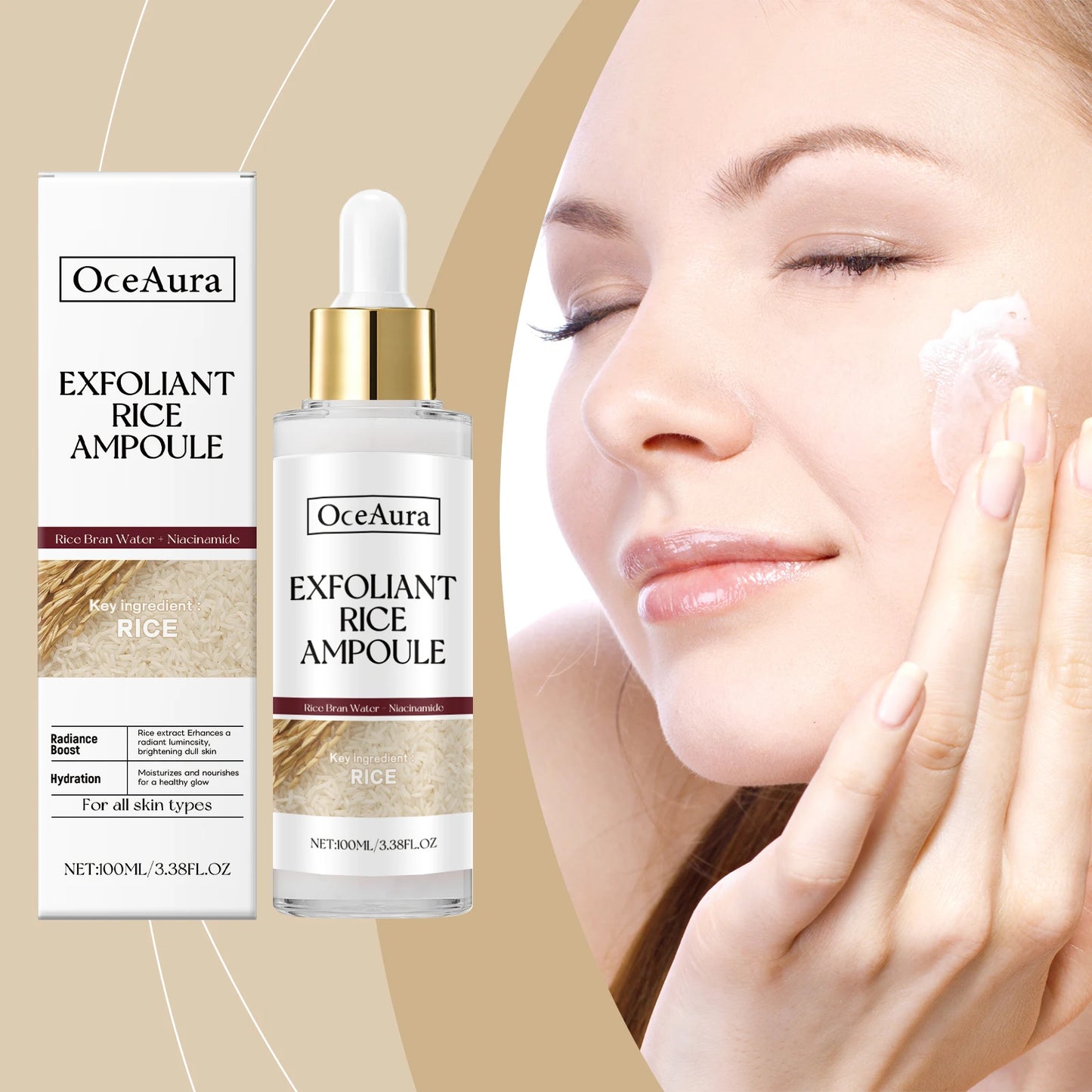 Brightening Rice Exfoliating Essence | Nourishing Skin Serum