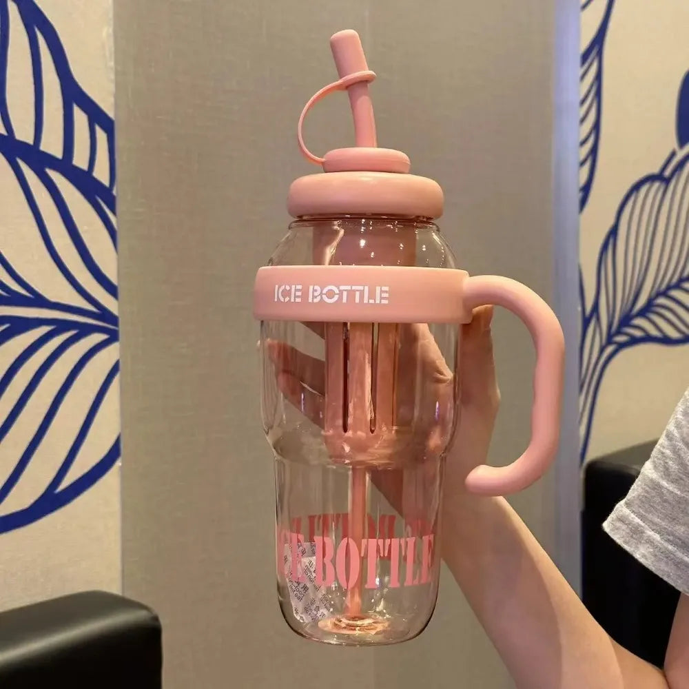 Durable Waterproof Large Capacity Summer Milk Tea Cup with Straw