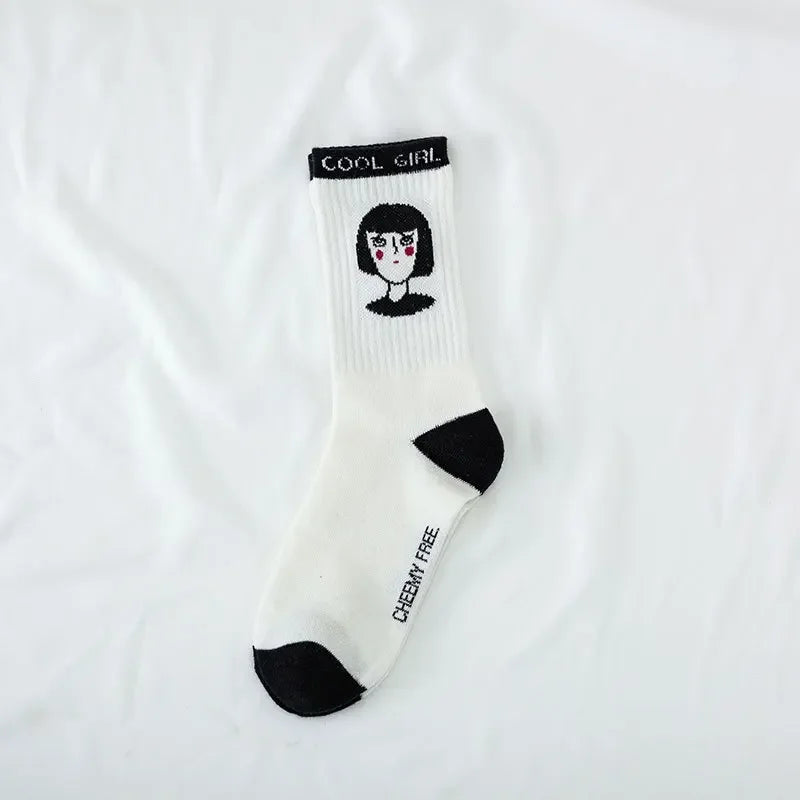 Casual Trendy Long Tube Socks | Antibacterial & Anti-Odor Comfort