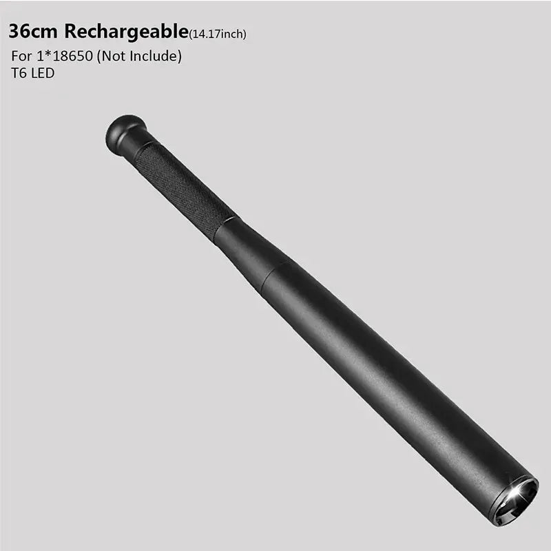 Super Bright Waterproof Aluminium Alloy Baseball Bat Flashlight