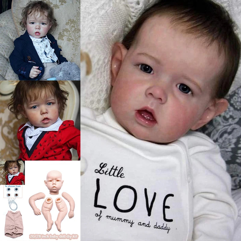 20/28 Inch Reborn Doll Kit | Unfinished Soft Touch Baby Kit