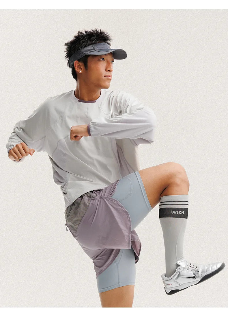 Unisex Lightweight Quick-Dry Long Sleeve T-Shirt for Outdoors
