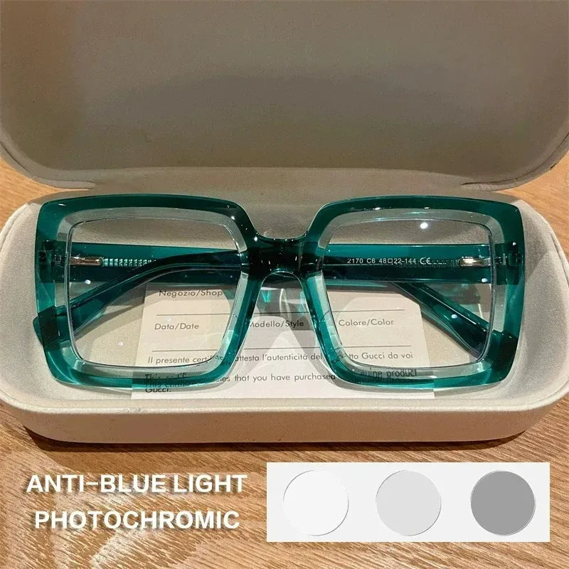 Progressive Photochromic Reading Glasses | Stylish Anti Blue Ray Eyewear