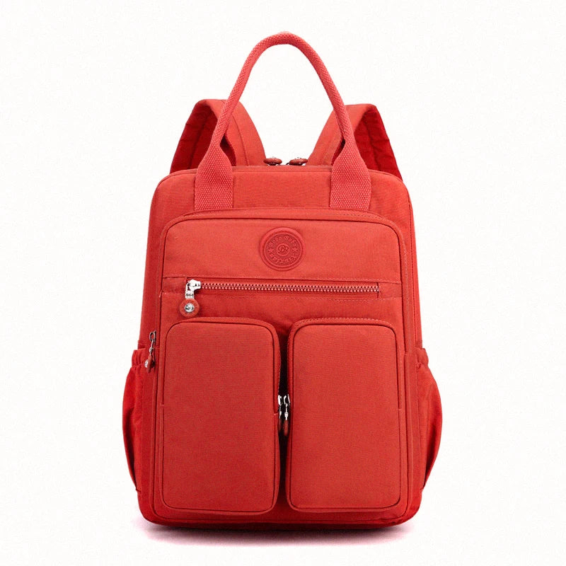Stylish Multi-Pocket Waterproof Backpack for Women | Travel & School