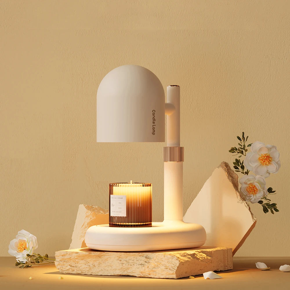 Dimmable Candle Warmer Lamp | Scented Wax Melter for Relaxation