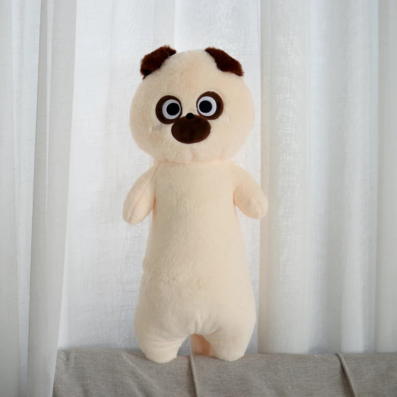 Lifelike Siamese Cat Plush Toy | Hug Cushion for Kids & Home Decor