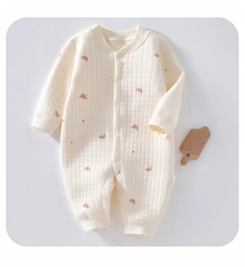 3 Layers Newborn Jumpsuit | Adorable Cotton Bear Bunny Romper