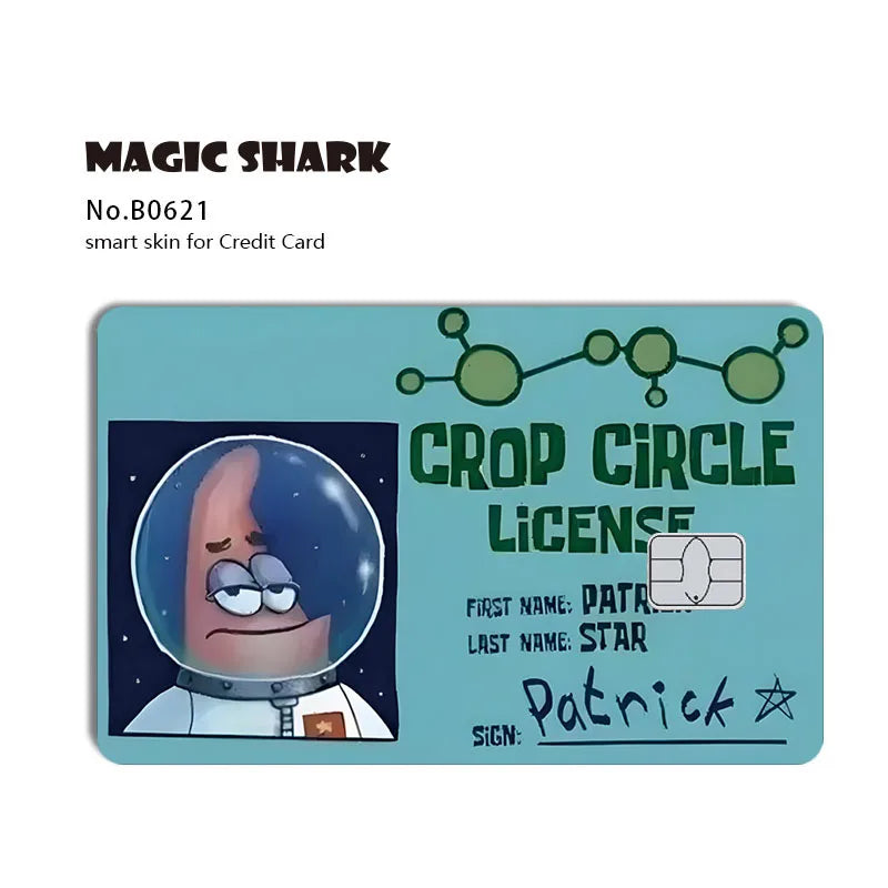 Cartoon Waterproof Skin Cover Sticker for Credit and Debit Cards