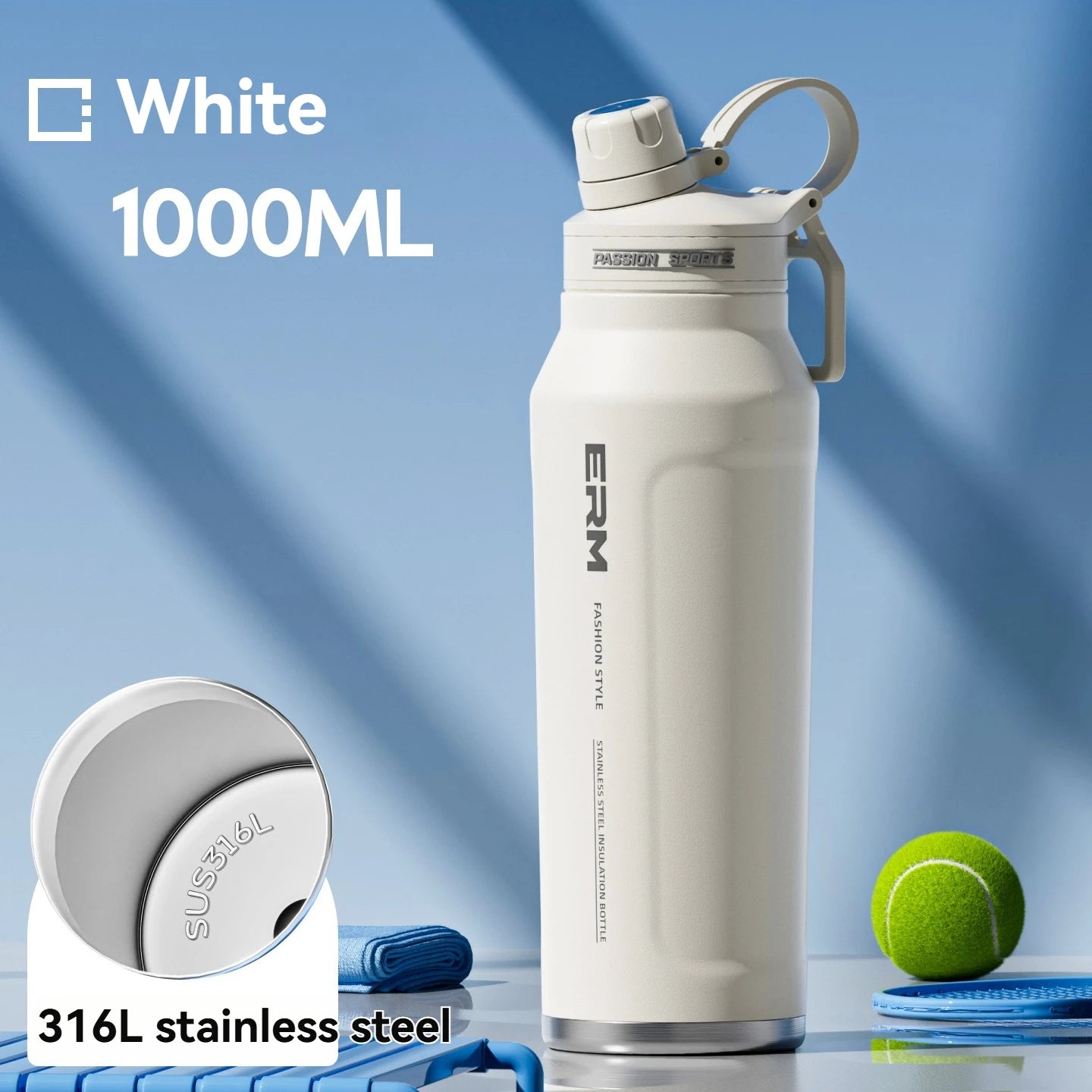 Stainless Steel Insulated Water Bottle | Fitness & Outdoor Hydration