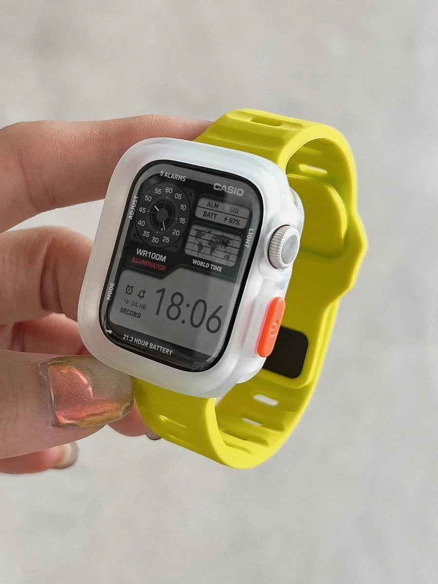 Silicone Case and Strap for Smart Watches | Comfortable & Durable