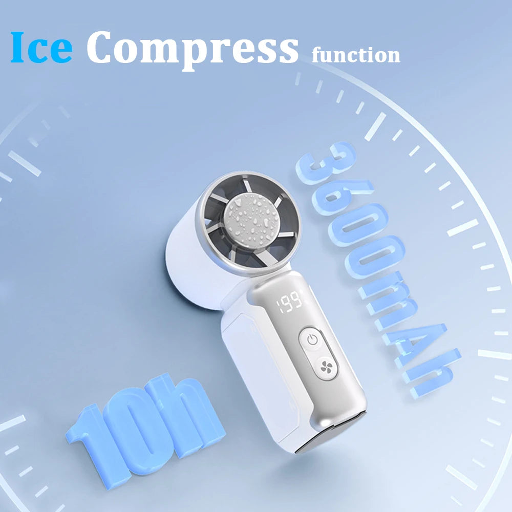 Portable Mini High-Speed Handheld Fan | Rechargeable Cooling Solution