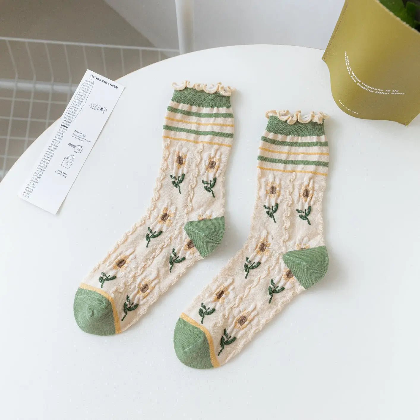 Cute Cartoon Frilly Socks for Women | Sweet Japanese Style