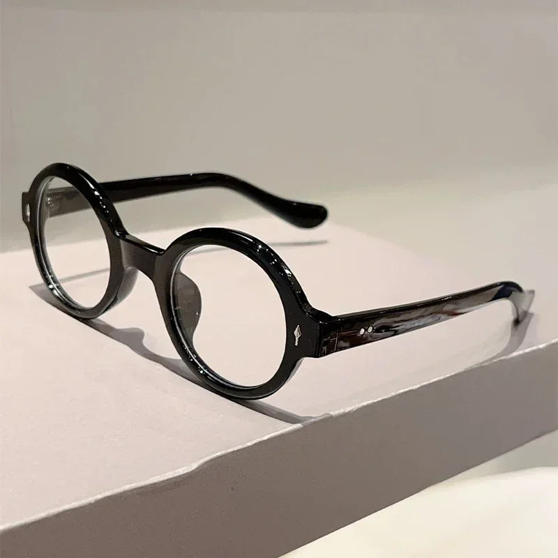 Vintage Round Blue Light Blocking Glasses for Stylish Eye Protection