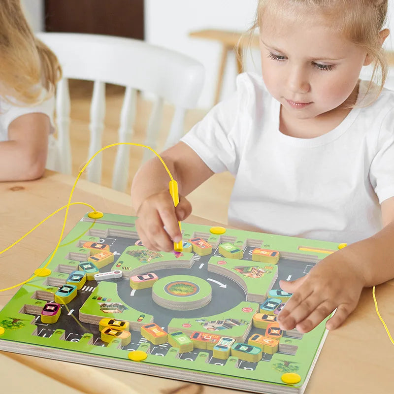 Montessori Magnetic Alphabet Maze Board | Fun Educational Toy