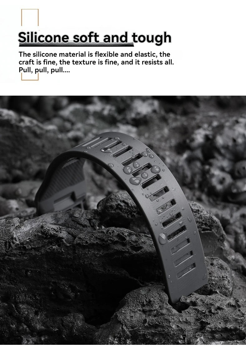 Silicone Strap for Sports Watches | Waterproof and Durable Replacement
