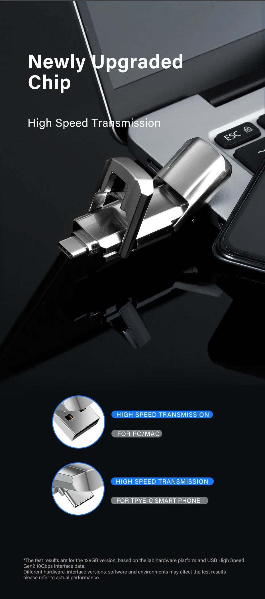 2 in 1 USB Flash Drive | Versatile Memory Stick for All Devices