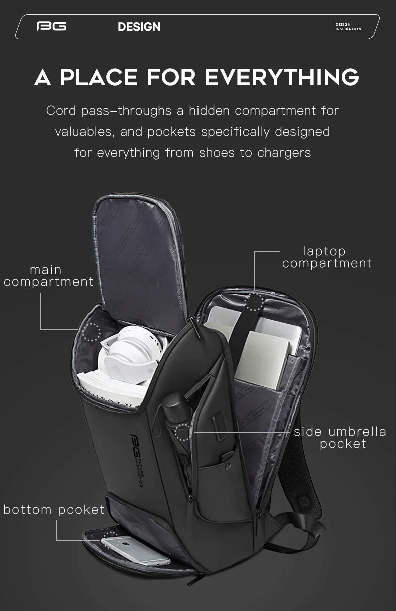 Multifunctional Waterproof Laptop Backpack | Big Capacity Business Bag