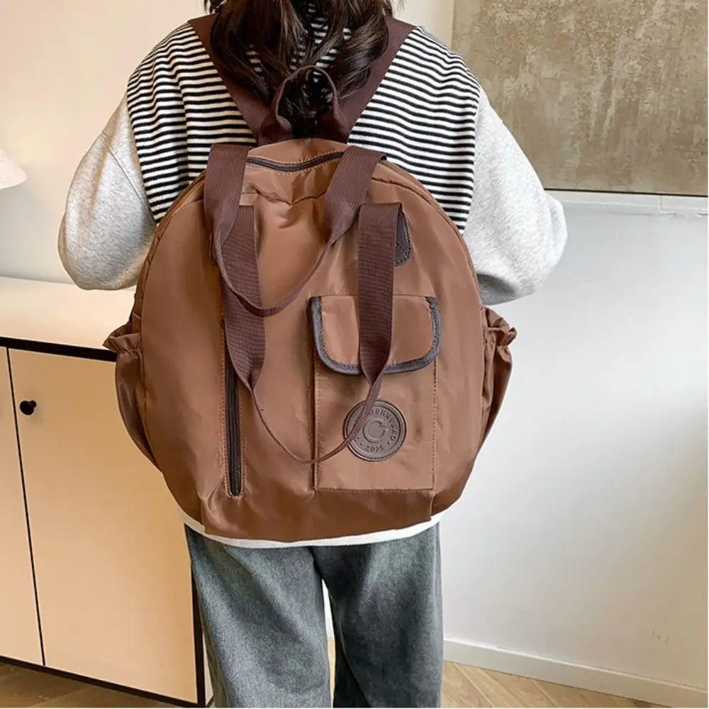 Large Capacity Nylon Swimming Backpack | Stylish Fitness Bag