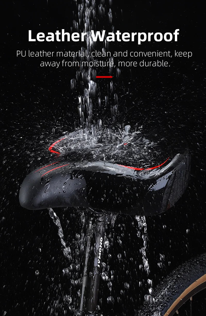 Oversize Comfortable Bicycle Saddle | Breathable Bike Seat Cushion