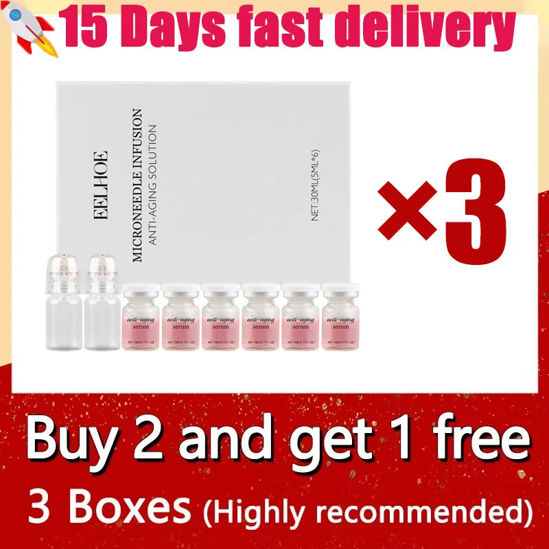Korean Skin Care Set | Hydrating Hyaluronic Acid & Collagen Serum