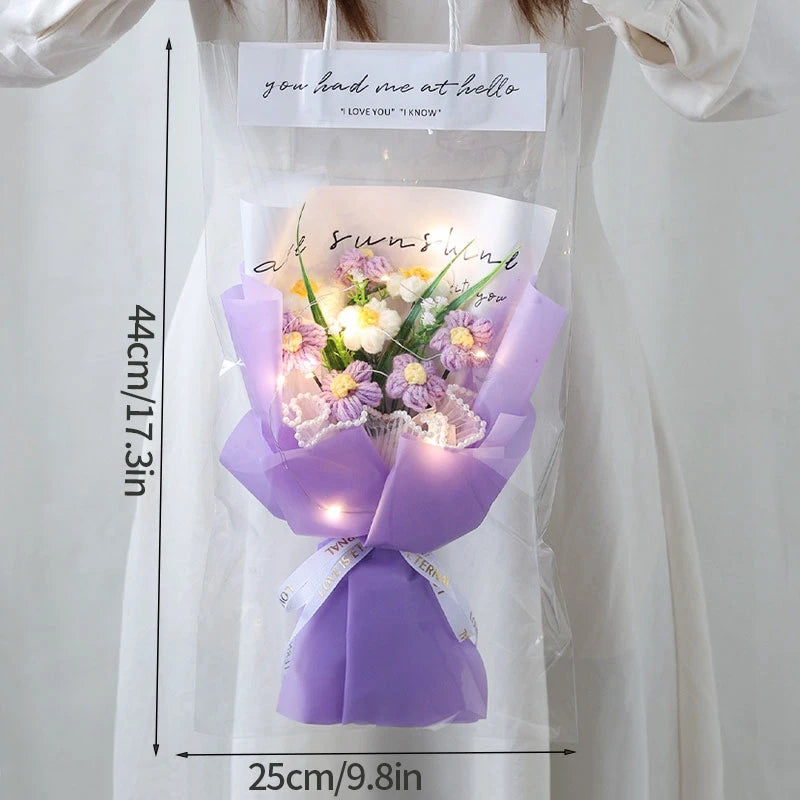 Ramo Eterno de Flores de Ganchillo | El Regalo Perfecto para Cualquier Ocasión