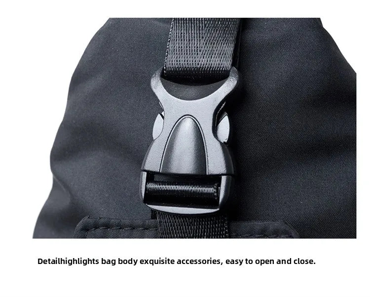Casual Multi-Functional Nylon Chest Bag | Stylish and Practical