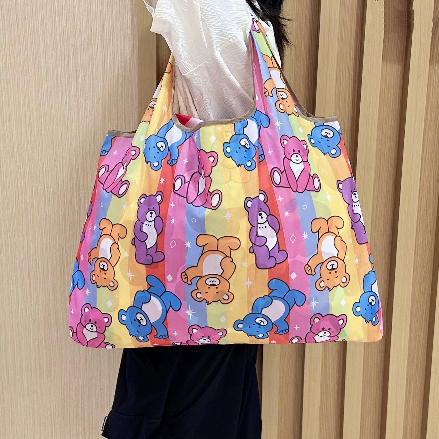 Bolso de Hombro de Gran Capacidad | Bandolera Ligera y Plegable