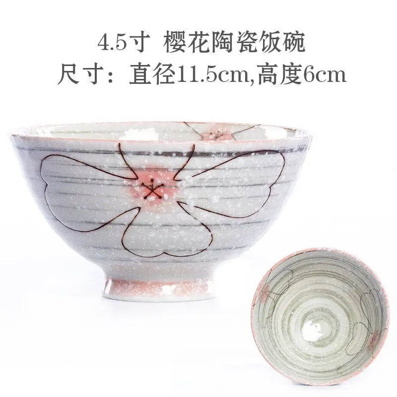 Cute Animal Ceramic Bowls | Adorable Lucky Cat Rice Bowl