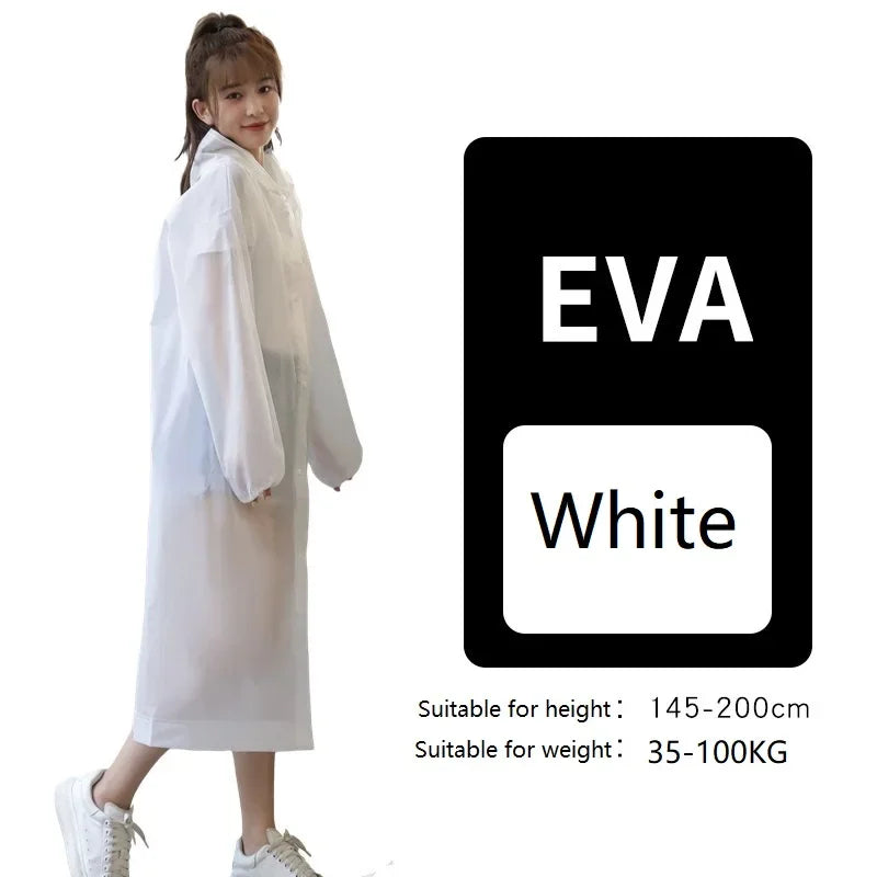 Women's Waterproof Raincoat | Lightweight Folding Poncho for Rainy Days