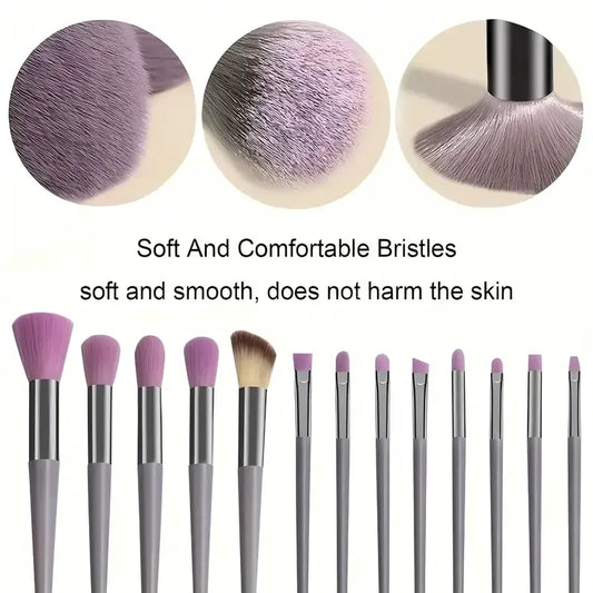 13PCS Ultimate Makeup Brush Set | Flawless Beauty Tools