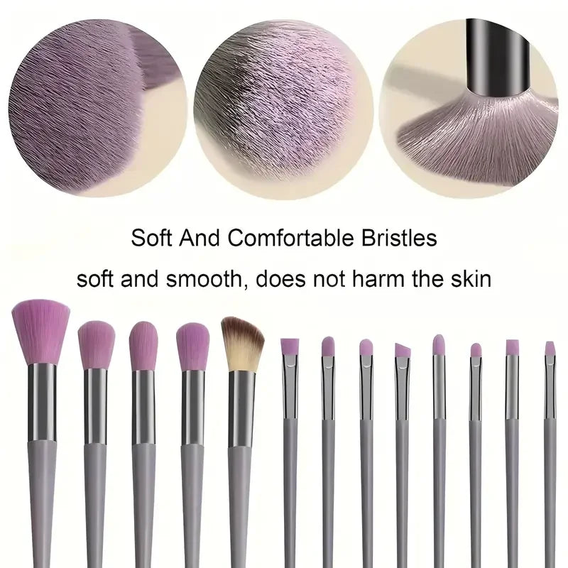 13PCS Ultimate Makeup Brush Set | Flawless Beauty Tools